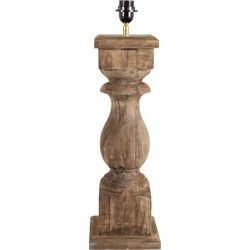 Light&living Lampvoet 19x19x64 cm CADORE hout weather barn