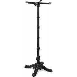 CABARET tafelpoot rustieke stijl 52x52x108 cm Zwart