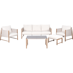NOLA - Loungeset 5-zits - Beige - Aluminium