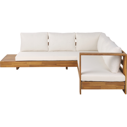 Beliani MARETTIMO - Loungeset-Lichte houtkleur-FSC® gecertificeerd acaciahout