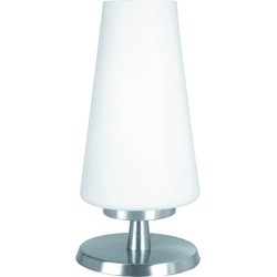 Moderne Glazen Highlight Chloé Touch G9 Tafellamp - Grijs