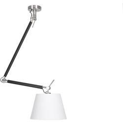 Highlight - Robuust - Plafondlamp - E27 - 30 x 30  x  141cm - Zwart