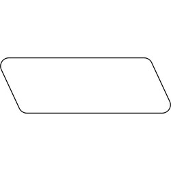 Rhombus douglas zwart gespoten 2,0x6,7x360 cm Tuindeco