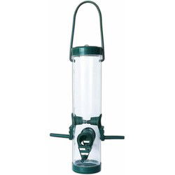 Voordeelset van 5x stuks voedersilo voor in de tuin - Vogelvoederhuisjes