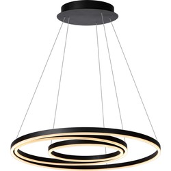 Tirreno hanglamp diameter 80 cm LED dimbaar 3000K zwart