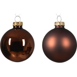 Kerstbal glas d6 cm esprss ass 20st kerst