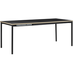 Beliani AVIS - Eettafel-Zwart-MDF