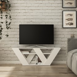 TV Meubel Pipralla Wit Melamine 110x40x30 cm