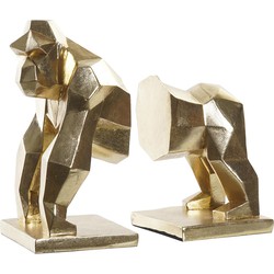 Boekensteun Origami Gorilla - Goud