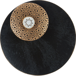 Beliani RUBIDIUM - Wanddecoratie-Wit-IJzer