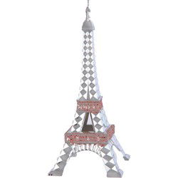Ornament plastic eiffel toren l15cm