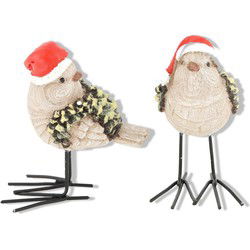 Figurine bird polyresin 10x5x10.5 cm A/2