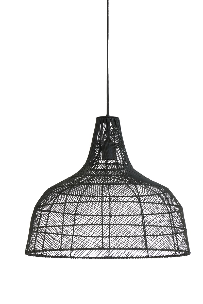 Light & Living - Hanglamp Mala - 45x45x40 - Zwart - 