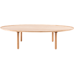Mu coffee table houten salontafel whitewash - 150 x 80 cm
