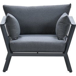 Sasha lounge fauteuil carbon black/reflex black - Garden Impressions