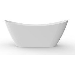 Badplaats Ligbad Alegre 170 x 78 x 68 cm cm - Vrijstaand Bad - Hoogglans wit