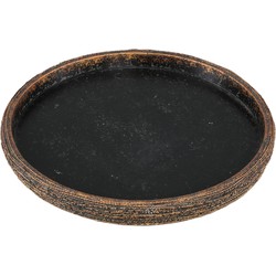 PTMD Plateau Ricci - 45x45x4 cm - Cement - Zwart