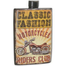 Blikken olieblik met reliëf - motoren