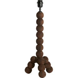 Light & Living - tafellamp - Veglio - bruin - hout - Ø 20cm - E27 - 8314764