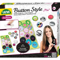 Lena Lena Lena Button Style Pin