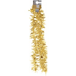Gouden folieslinger grof 180 cm - Kerstslingers