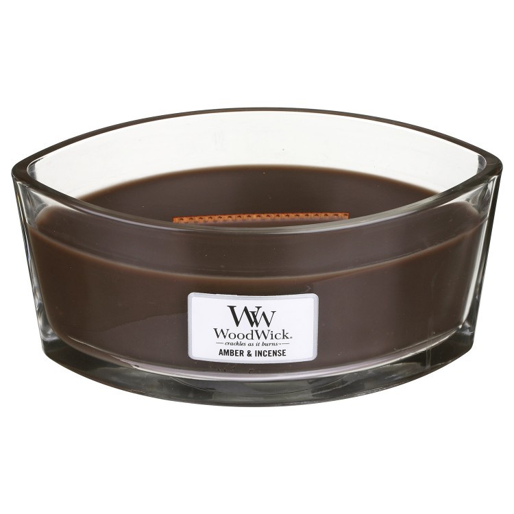 Woodwick Ellipse Candle Amber&Incense - 