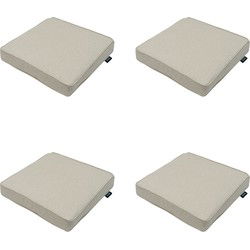 Madison -  Zitkussen Beige canvas eco+ - Ca. 40x40 cm - Set van 4