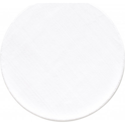 Tapijtenloods Soft Basics Wasbaar Effen Vloerkleed Creme Wit Hoogpolig- 160 CM ROND