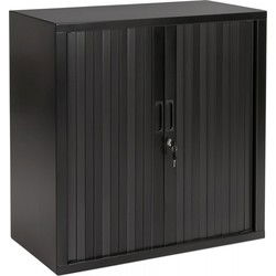 Kleine CLASSIFY kantoorkast met gordijntjes 80x43x72 cm