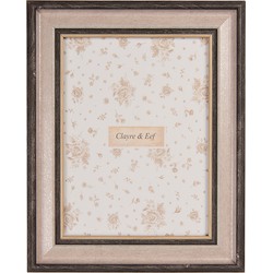 Clayre & Eef Fotolijst 13x18 cm Bruin Kunststof Glas