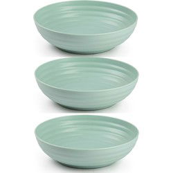 Plasticforte Kommetjes/schaaltjes - 6x - 22 x 5.5 cm - mintgroen - Kommetjes