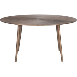 Ronde metalen salontafel Soleil Diam. 82cm