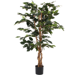 Mica Decorations Ficus Kunstplant - H110 x Ø65 cm - Groen