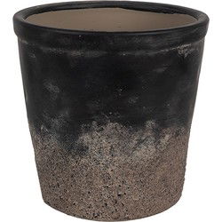 Clayre & Eef Bloempot Grijs Keramiek