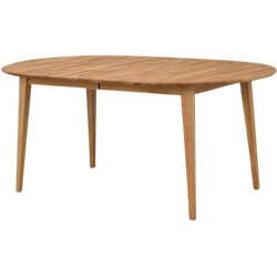 Filippa uitschuifbare houten eettafel naturel - 170 x 105 cm