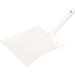 Buemag Vuilblik - verzinkt metaal - 38 x 23 cm - wit - stofblik - Stoffer en blik
