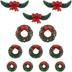 Garland and wreaths, set of 12 - LEMAX