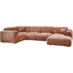 WOOOD Cloud Hoekbank Links - Chenille - Terra - 80x345x198 cm