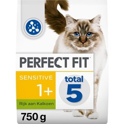 Droogvoer voor volwassen katten sensitive 750g stazak PERFECT FIT