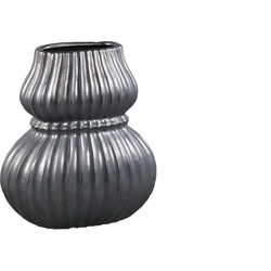 PTMD Vaas Halta - 30x19x35 cm - Keramiek - Zwart