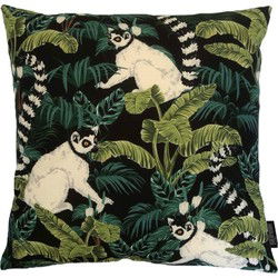 Sierkussen Maki Monkey | 45 x 45 cm | Katoen/Linnen
