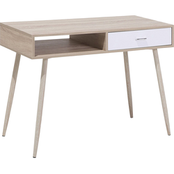 Beliani DEORA - Bureau-Lichte houtkleur-MDF