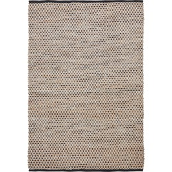 Kave Home - Gekleurd vloerkleed Larena van een mix van wol en jute 160 x 230 cm