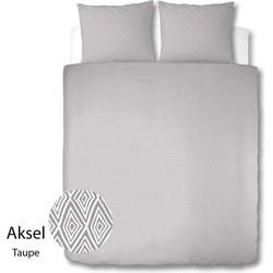 Adore Dekbedovertrek Aksel Taupe 240 x 210 cm