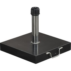 Cosmo granieten parasolvoet - 60 kg - zwart gepolijst