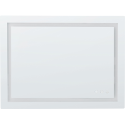 PRENOIS - Badkamerspiegel met LED - Zilver - Aluminium