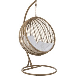 J-line - Hangstoel Rond Staal Naturel - 119x110x193cm