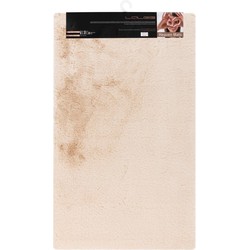 Tapijtenloods Heaven Vacht - Badmat Fluffy - Hoogpolig - Soft Touch Effen - Beige- 40x60 CM