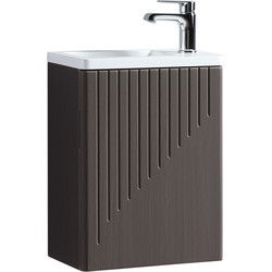 Toiletmeubel Faro 40cm - bruin eiken