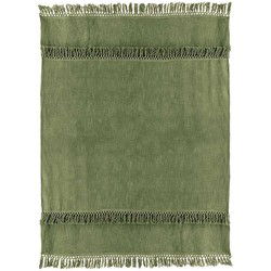 Unique Living - Plaid Saba 130x180cm Olive Green